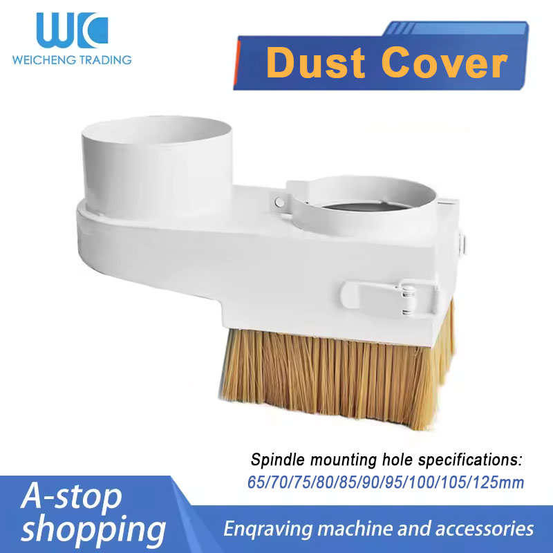 Dust Shoe Cnc - Sikat penutup debu Diameter 65/70/75/80/85/100/125mm untuk