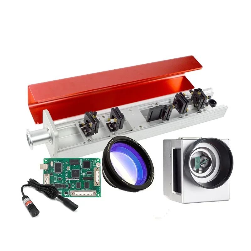 Galvo Scan Head - Set Kepala Galvo YAG, Lensa Pemindai,