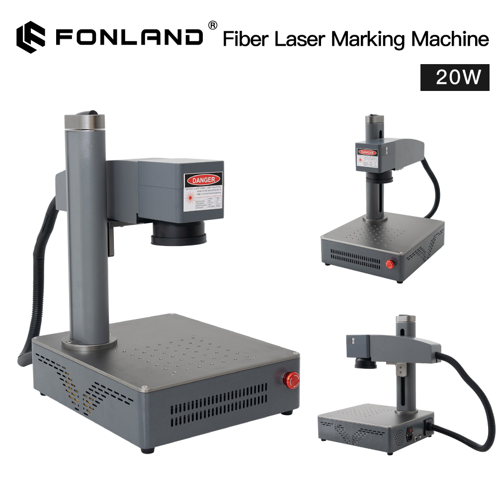 Industrial Laser Engraving Machine For Metal - Mesin Penanda Laser Serat Logam Fonland