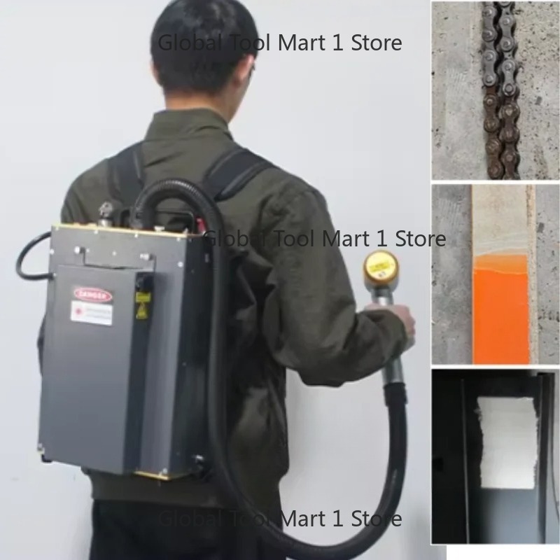 Portable Laser Rust Removal - Mesin Pembersih Laser Pulsa Portabel 13kg,