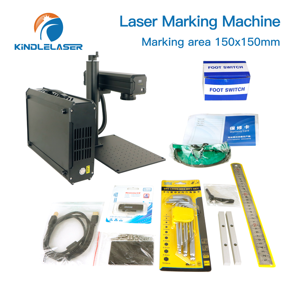 Industrial Laser Engraving Machine For Metal - Mesin Penanda Laser Fiber Kindlelaser S5