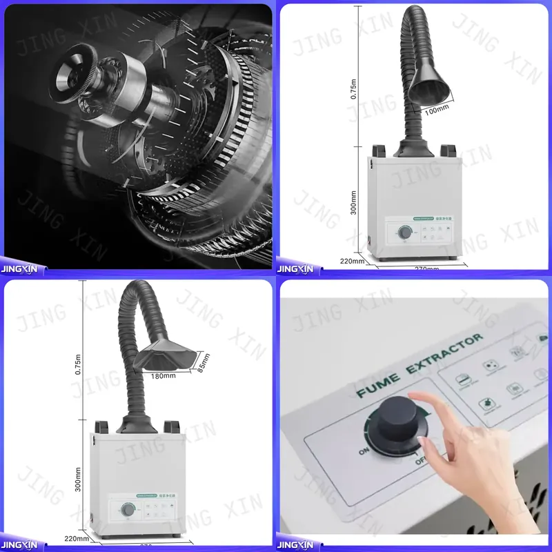 Industrial Laser Engraving Machine For Metal - Khusus untuk Pemurni Asap 120W untuk