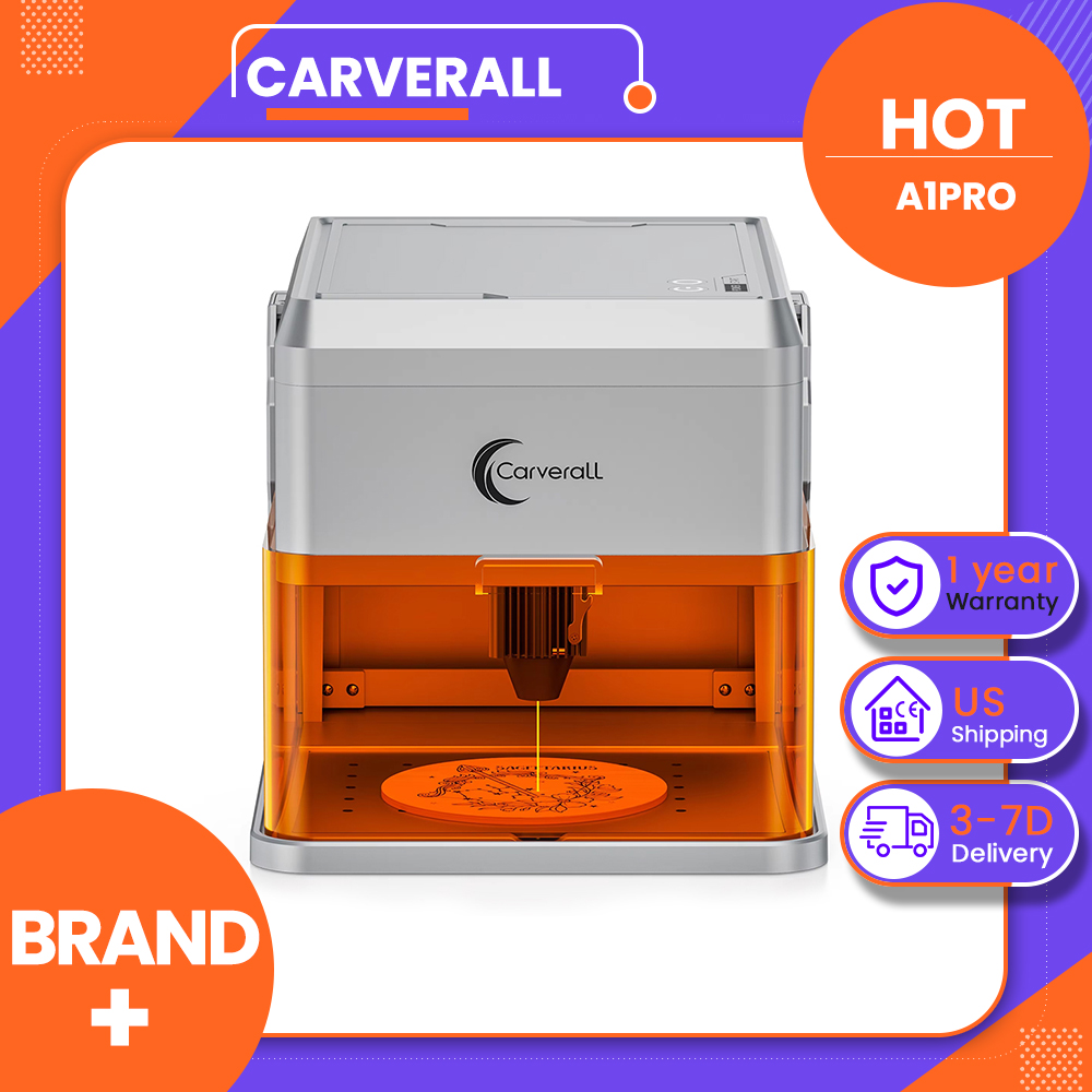 Industrial Acrylic Laser Cutter - Carverall A1PRO 10W Mesin Ukir Laser