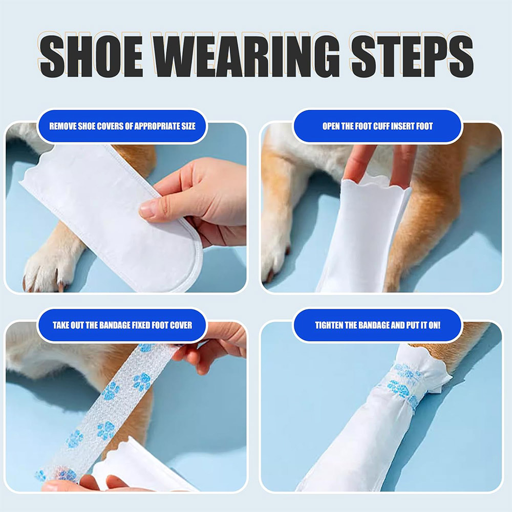 20/40PCS Pelindung Kaki Anjing - Dust Shoe Cnc ulasan dan harga