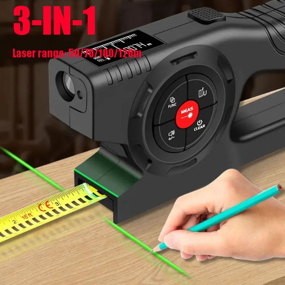 Pengukur Laser 3-in-1, Meteran - Industrial Laser Cleaner ulasan dan harga