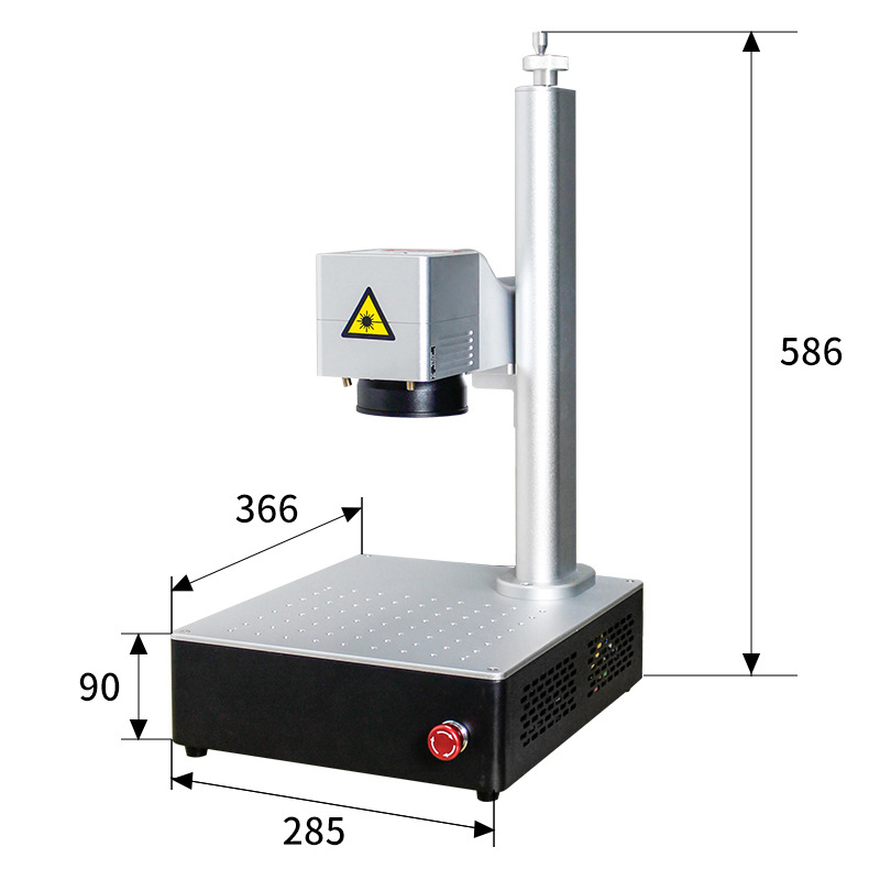 Mesin Penanda Laser Serat Indu - Industrial Laser Engraving Machine For Metal ulasan dan harga
