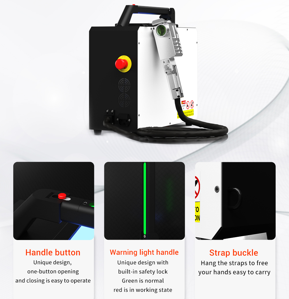 Mesin Pembersih Laser Serat Pu - Portable Laser Rust Removal ulasan dan harga