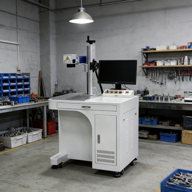 Mesin Penanda Laser Serat 50W  - Industrial Laser Engraving Machine For Metal ulasan dan harga