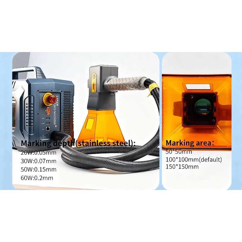 Mesin Penanda Laser Serat Geng - Industrial Laser Engraving Machine For Metal ulasan dan harga