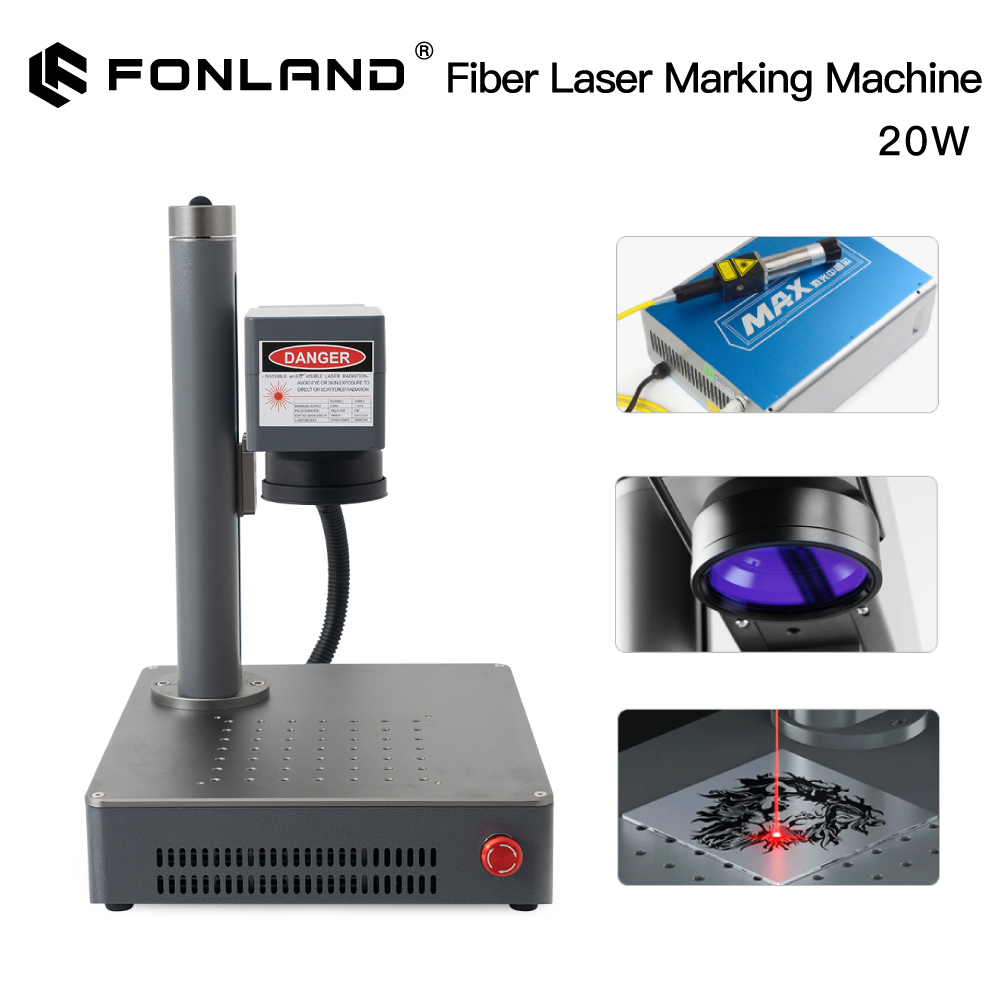 Mesin Penanda Laser Serat Loga - Industrial Laser Engraving Machine For Metal ulasan dan harga