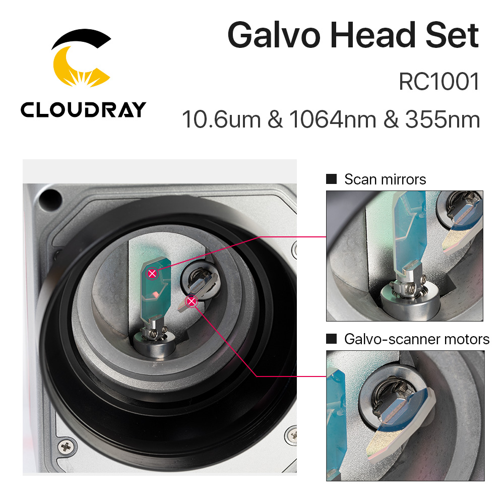 Cloumson RC1001 Set Kepala Gal - Galvo Scan Head ulasan dan harga