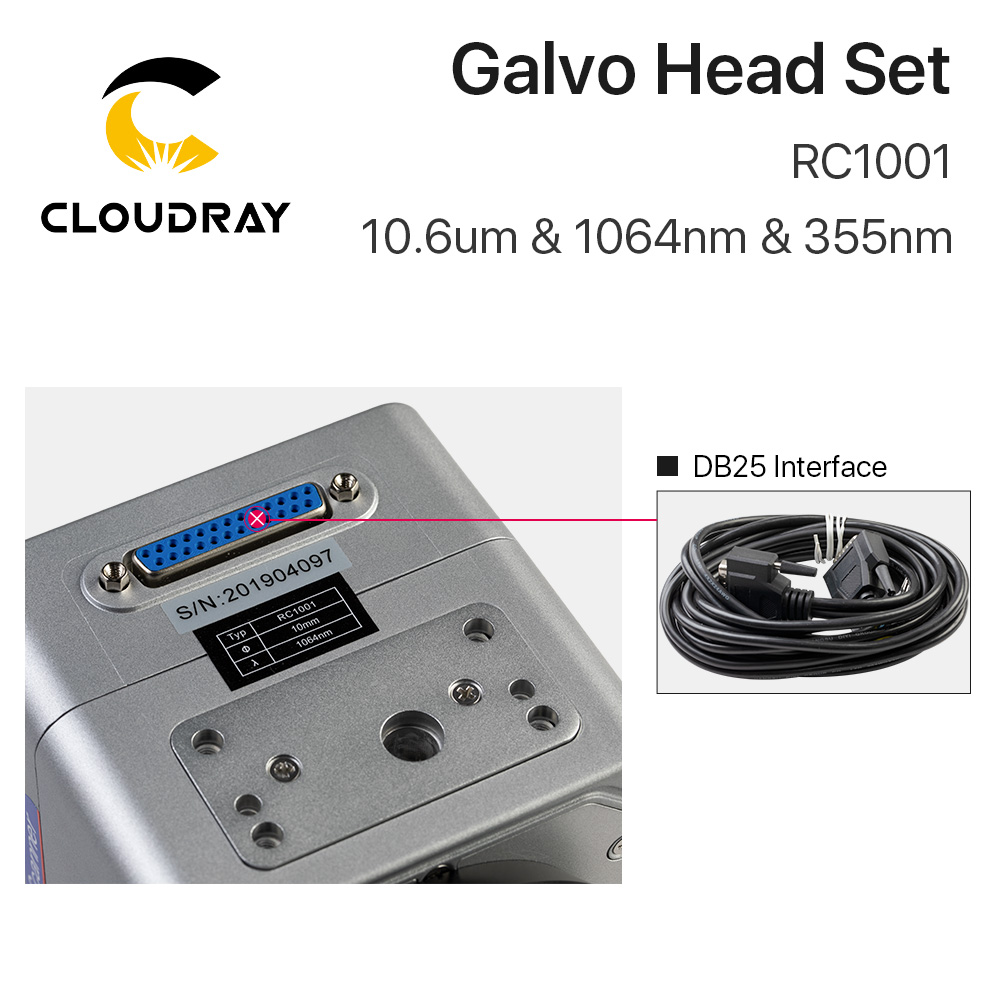 Cloumson RC1001 Set Kepala Gal - Galvo Scan Head ulasan dan harga