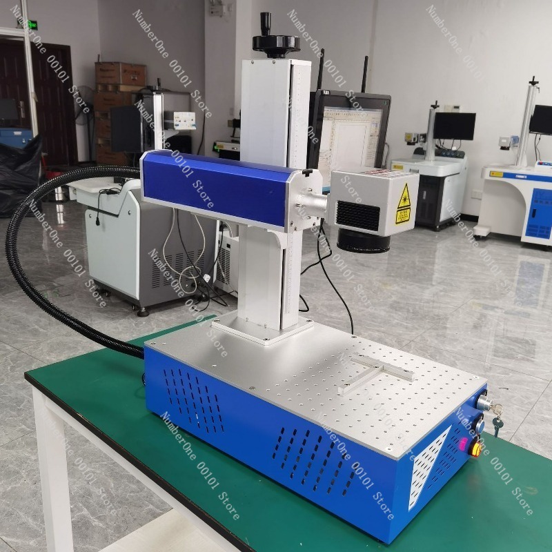 Mesin Penanda Laser Serat Desk - Industrial Laser Engraving Machine For Metal ulasan dan harga