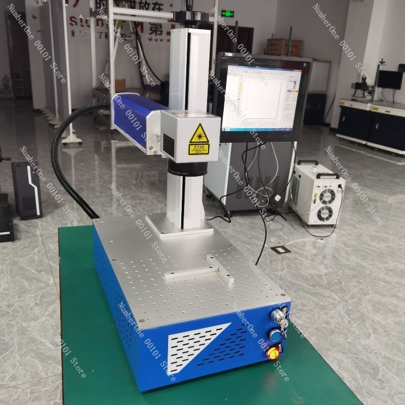 Mesin Penanda Laser Serat Desk - Industrial Laser Engraving Machine For Metal ulasan dan harga
