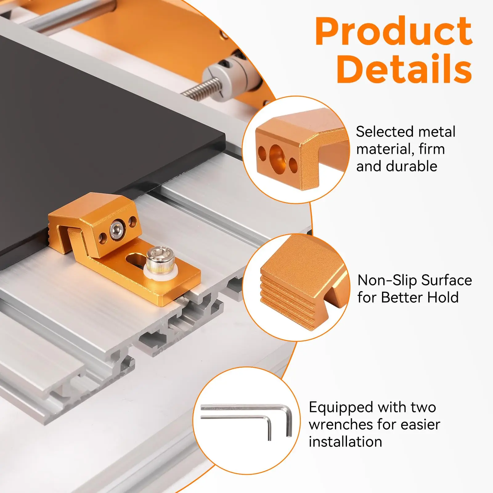 T-track Tetap Sisi CNC & Meja  - Dust Shoe Cnc ulasan dan harga
